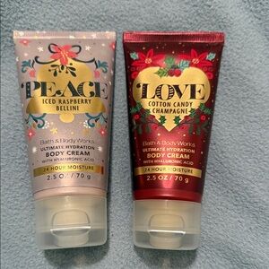 Bbw 2 piece set lotion (small hand cream)